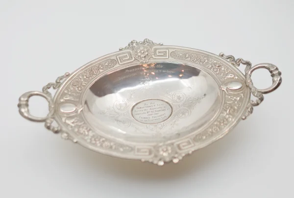 Silver Tray with feet full image